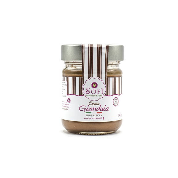Lískooříškovo-kakaový krém, 190 g - bez palmového oleje (Gianduia)