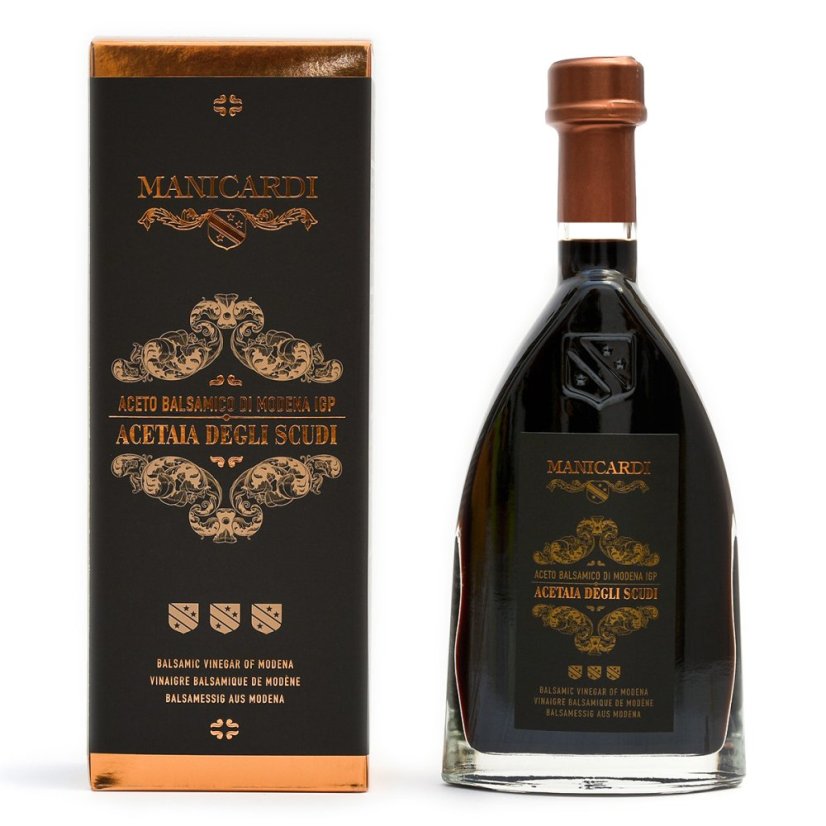 Balzamikový ocet z Modeny I.G.P. 3 Scudi, 250 ml - bez barviv - v dárkové krabičce