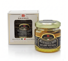 Akátový med s kousky černého lanýže, 100 g - v dárkové krabičce  (Lanýžový med)