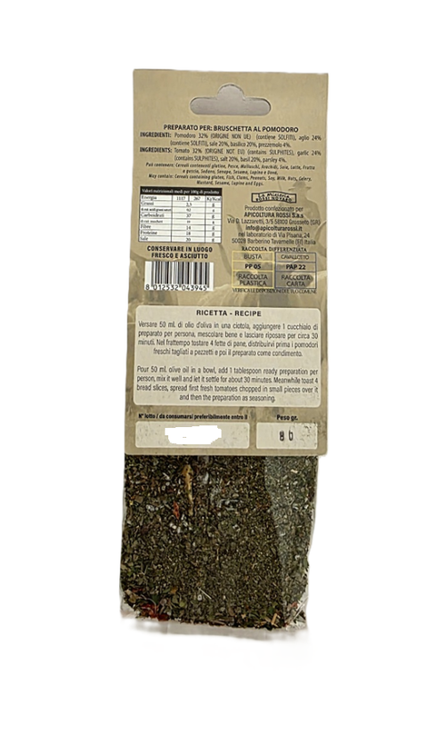 Směs koření Bruschetta s rajčaty, 80 g