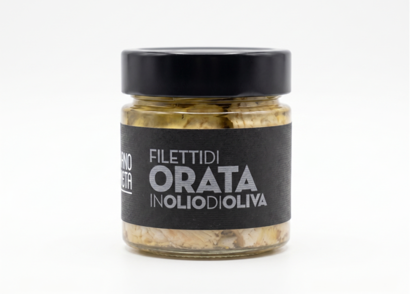 Filety z pražmy královské olivovém oleji, 200 g (Filetti di Orata)