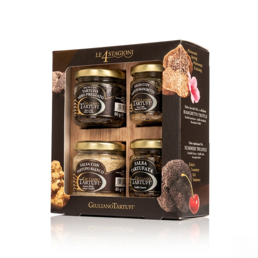 Dárkové balení 4 sezónní lanýžové omáčky, 320 g