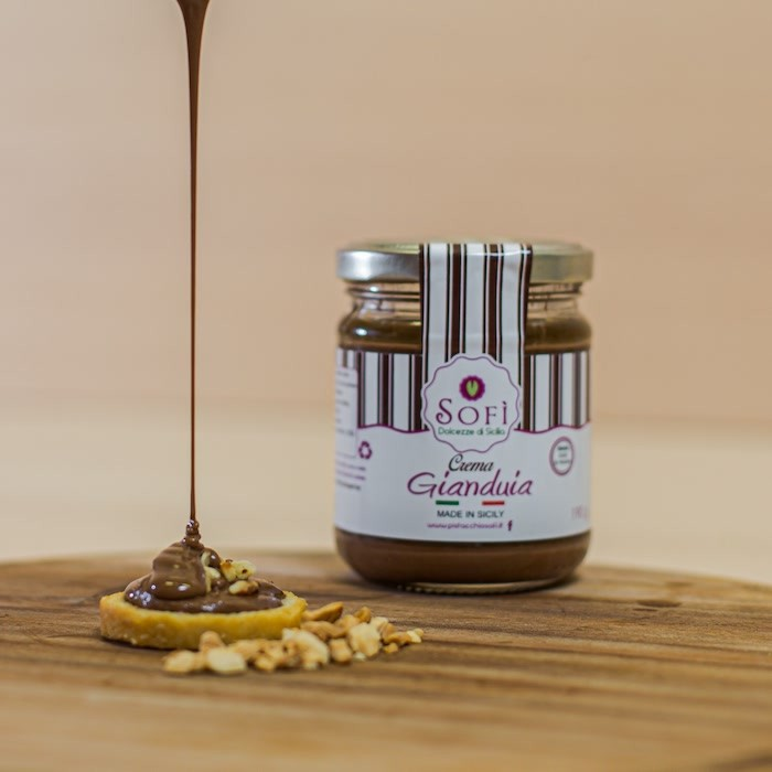 Lískooříškovo-kakaový krém, 190 g - bez palmového oleje (Gianduia)