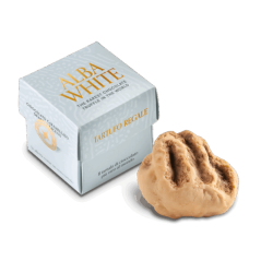 Čokoládový lanýž s bílou čokoládou, 20 g (Tartufo Regale Alba White)