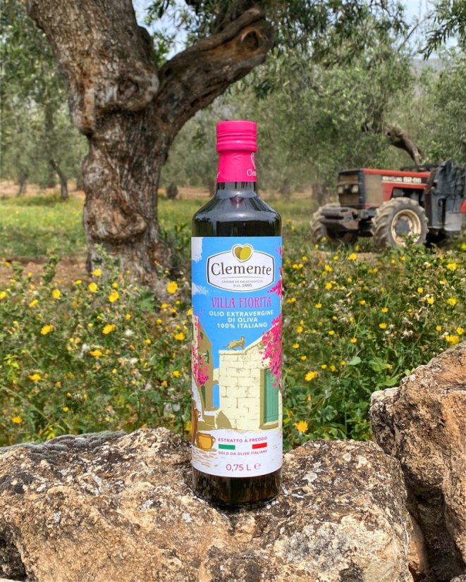 Extra panenský olivový olej Clemente Villa Fiorita, 750 ml