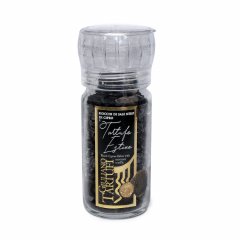 Vločková sůl z Kypru s černým lanýžem 10% - s mlýnkem, 50 g  (Lanýžová sůl)
