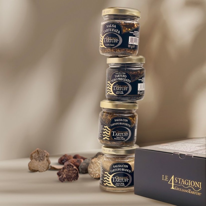 Dárkové balení 4 sezónní lanýžové omáčky, 320 g
