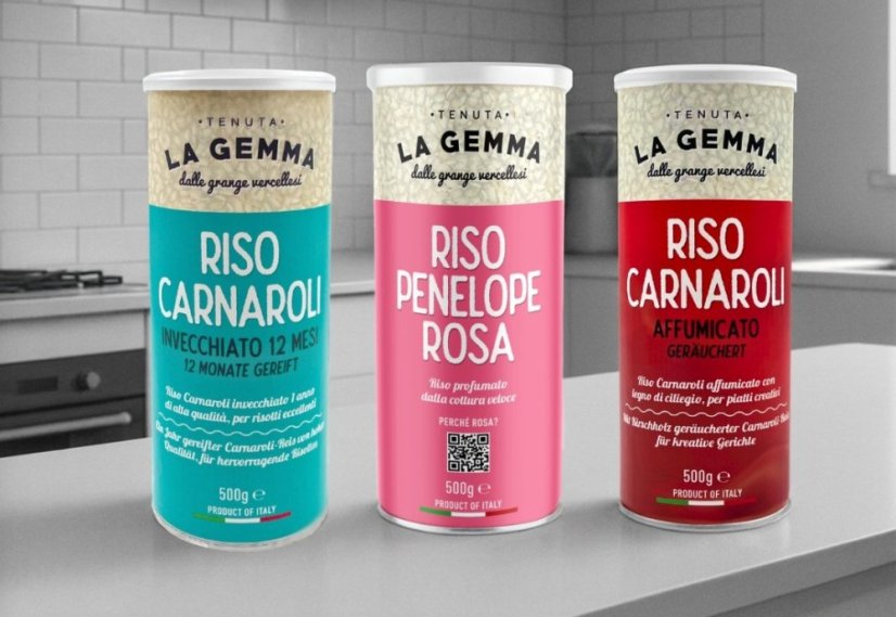 Italská Rýže Carnaroli uzená, 500 g