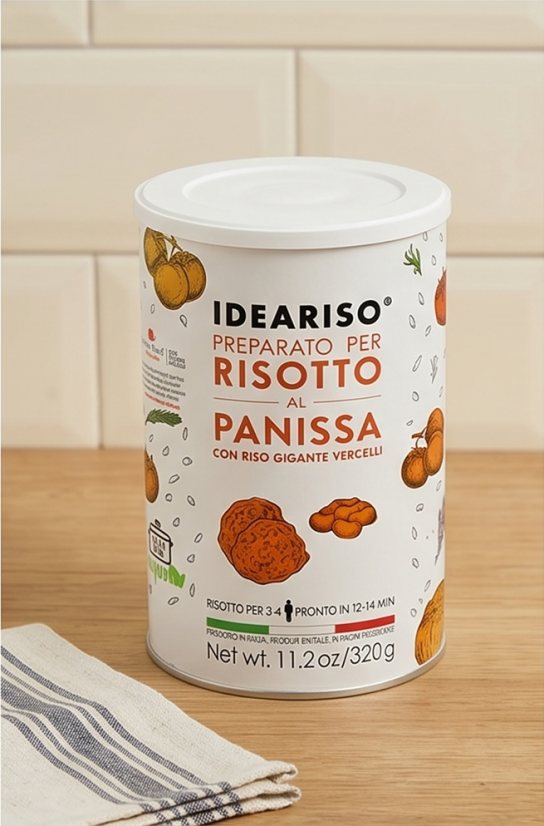 Italské rizoto s klobásou a fazolemi, 320 g (Risotto Panissa Vercellese)