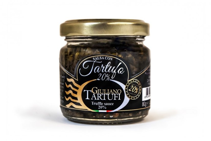 Lanýžová pasta DELUXE s 20% černého lanýže, 80 g  (Salsa Tartufata)