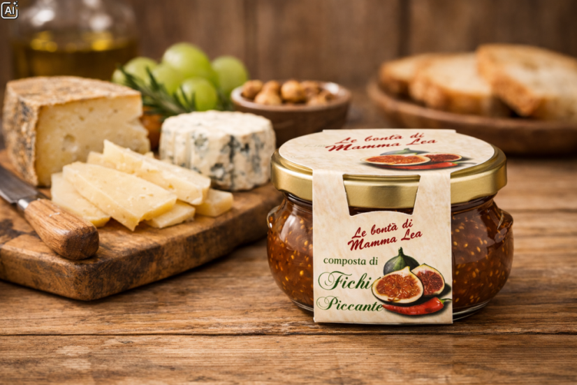 Čatní z fíků a chilli papriček, 110 g