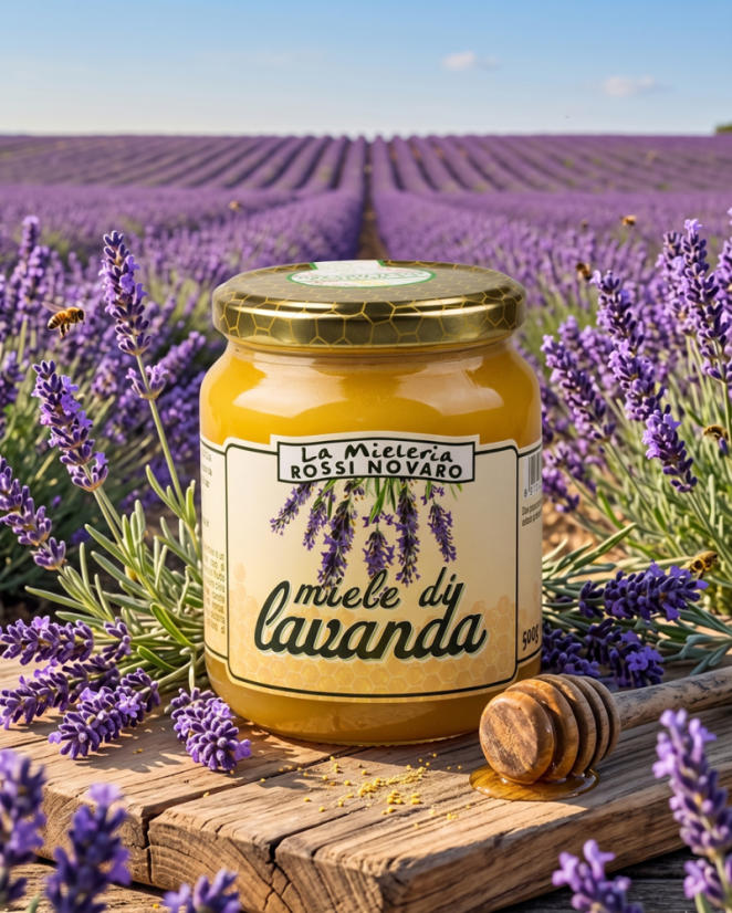 Med z levandulových květů, 500 g (Miele di Lavanda)