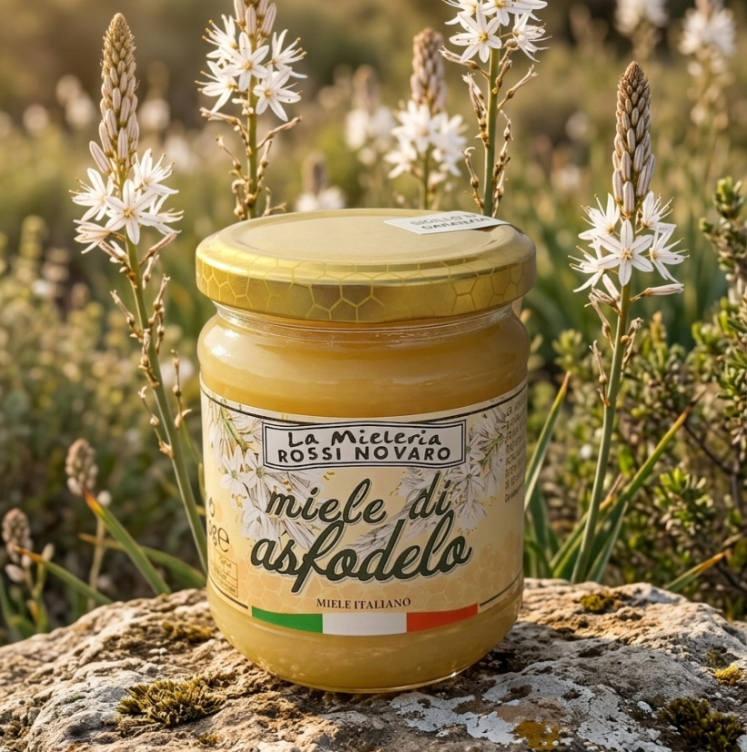Italský med z asfodelových květů, 250 g (Miele di Asfodelo)