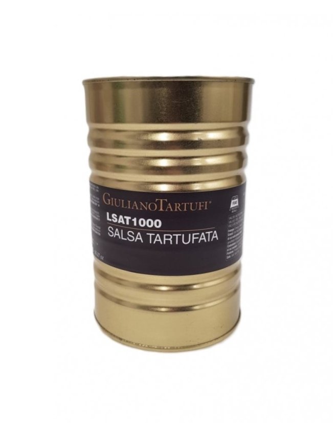 4x Lanýžová pasta z černého lanýže (Salsa Tartufata), 1 kg - v plechovce