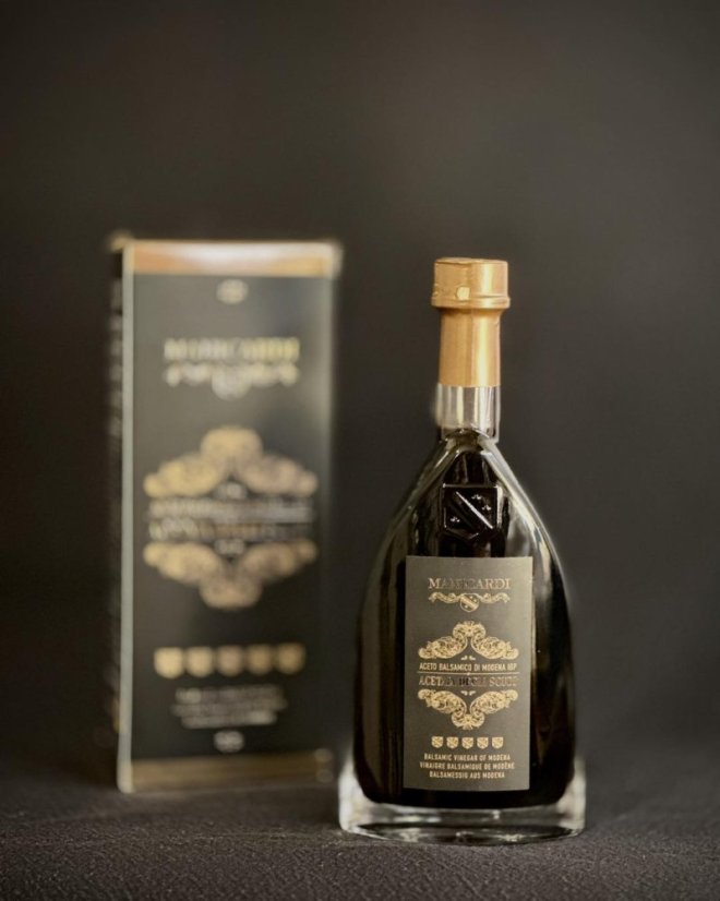 Balzamikový ocet z Modeny I.G.P. 5 Scudi, 250 ml - bez barviv - v dárkové krabičce