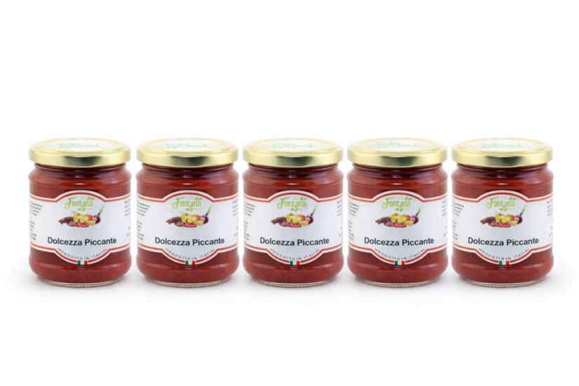 5x Sladký chilli džem, 230 g (Čatní z chilli)