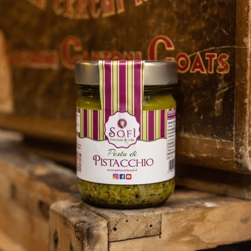 Pikantní Pistáciové Pesto Fuoco Dell'Etna, 190 g