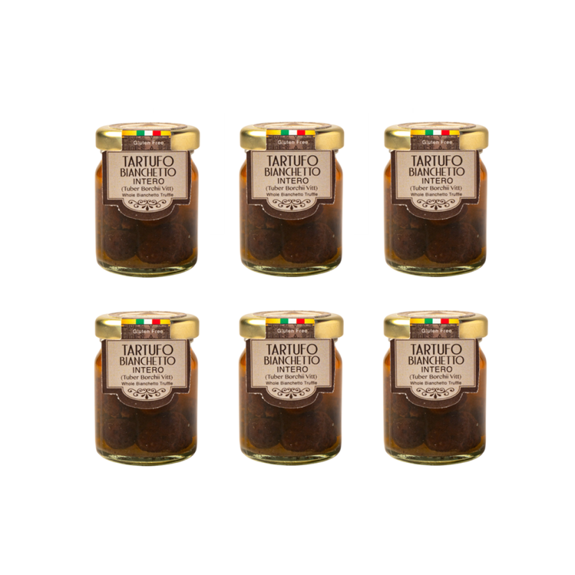 6x Lanýž bílý celý, 50 g