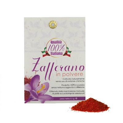 Čistý mletý italský šafrán, 0,1 g - 100% přírodní