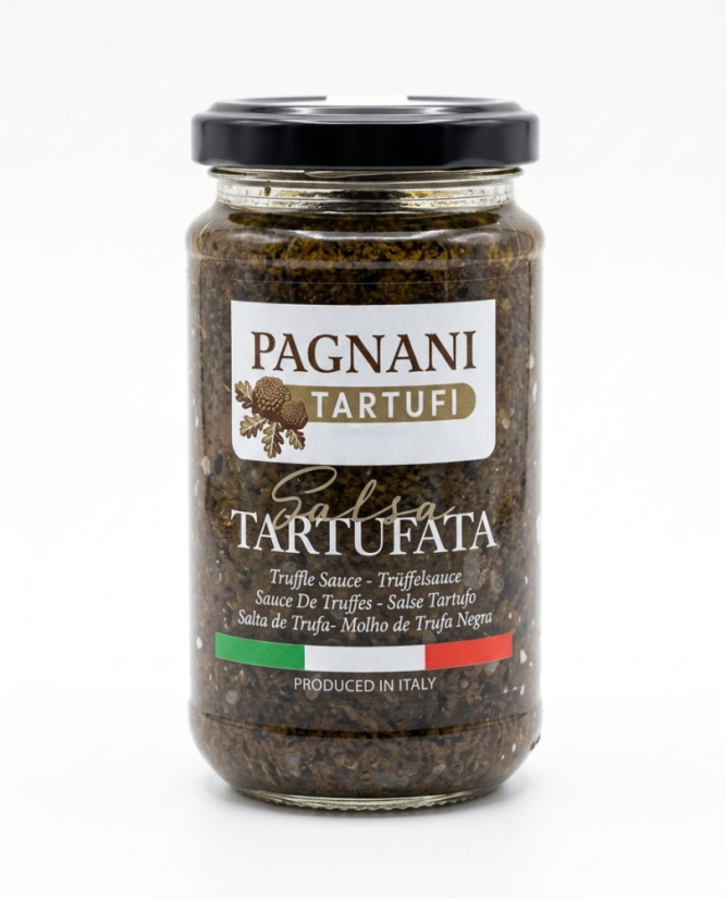 Lanýžová omáčka 10 % s lanýžovými plátky, 180 g  (Lanýžová pasta)