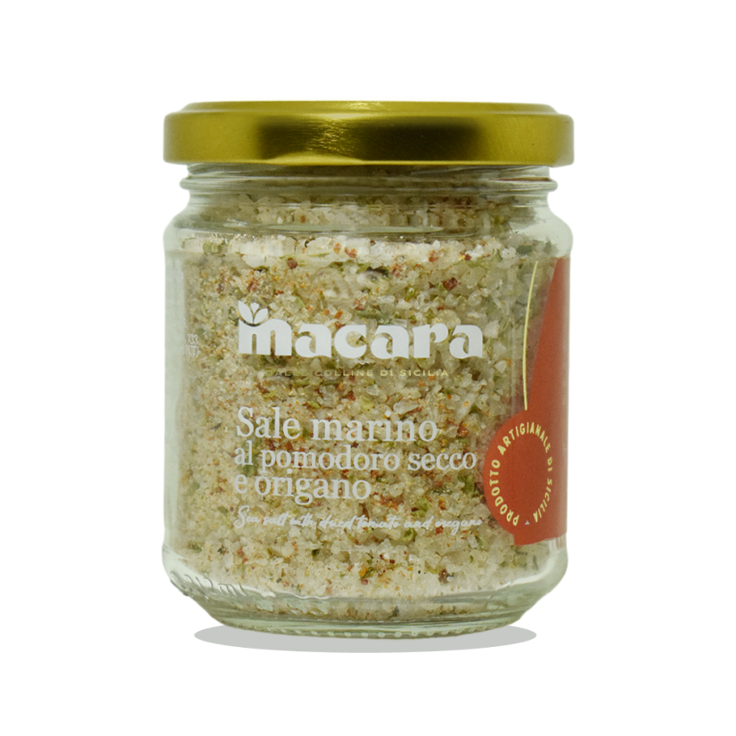 Mořská Sicilská sůl se sušeným rajčetem a oreganem, 300 g