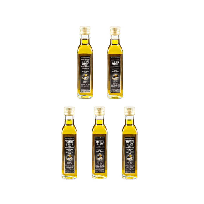 5x Extra panenský olivový olej s bílým lanýžem, 250 ml  (Lanýžový Olej)