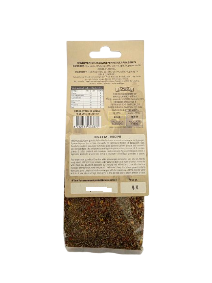 Směs koření na těstoviny Penne all'Arrabbiata, 80 g