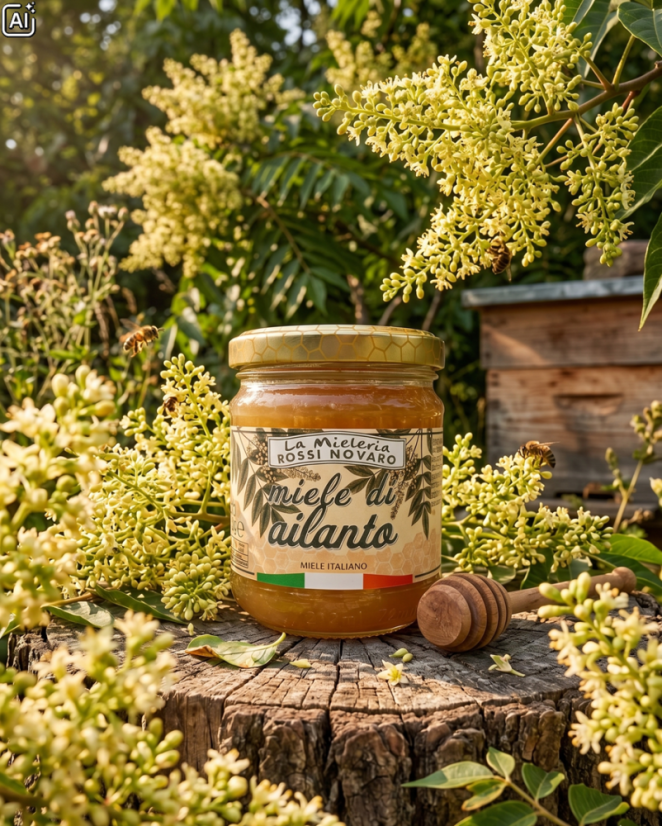 Italský med z Pajasanu žláznatého z Toskánska, 250 g (Miele di Ailanto)