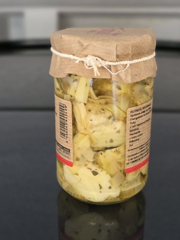Artyčoky ve slunečnicovém oleji, 290 g