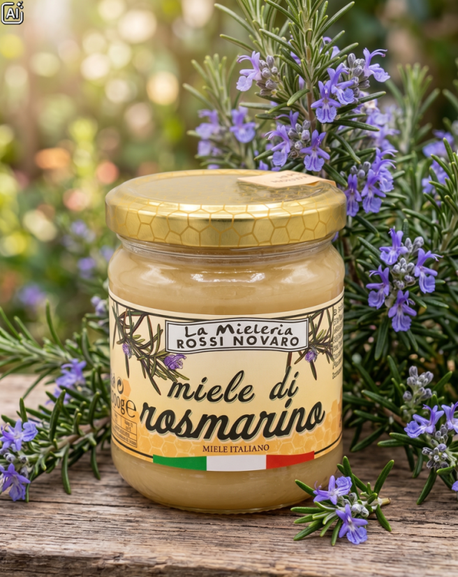 Italský med z rozmarýnových květů, 250 g (Miele di Rosmarino)