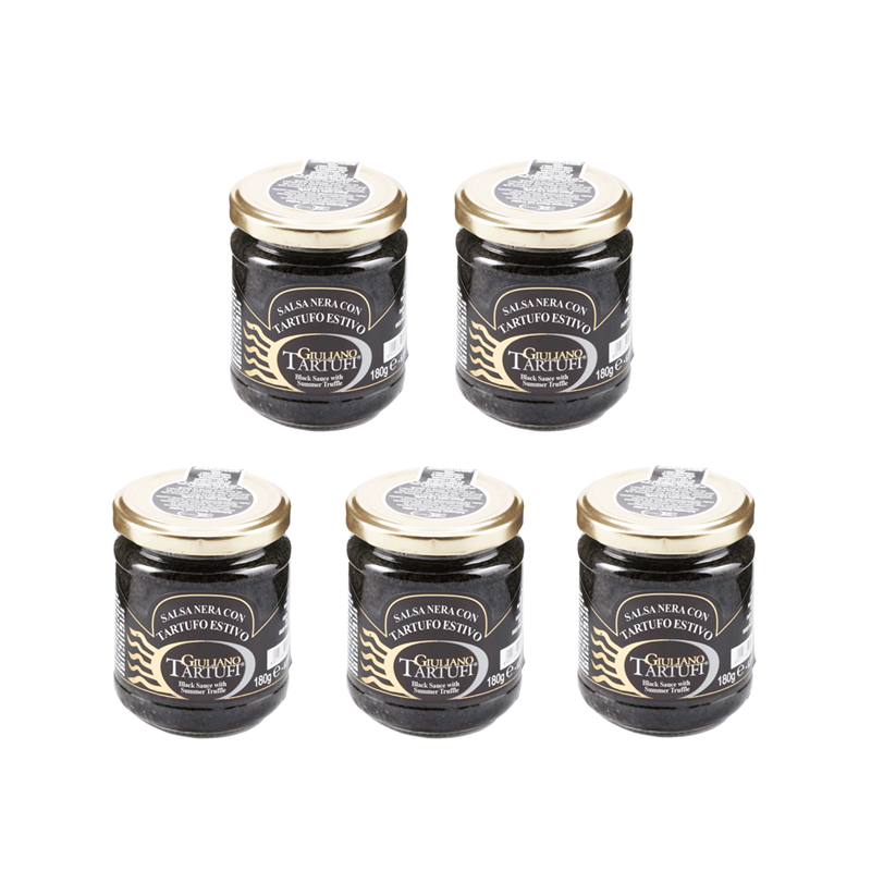 5x Lanýžová pasta z černého lanýže 5%, 180 g  (Salsa Tartufata nera)