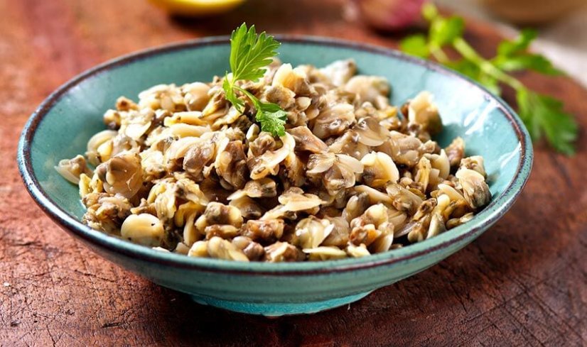 Mušle Vongole vyloupané ve vlastní šťávě, 190 g