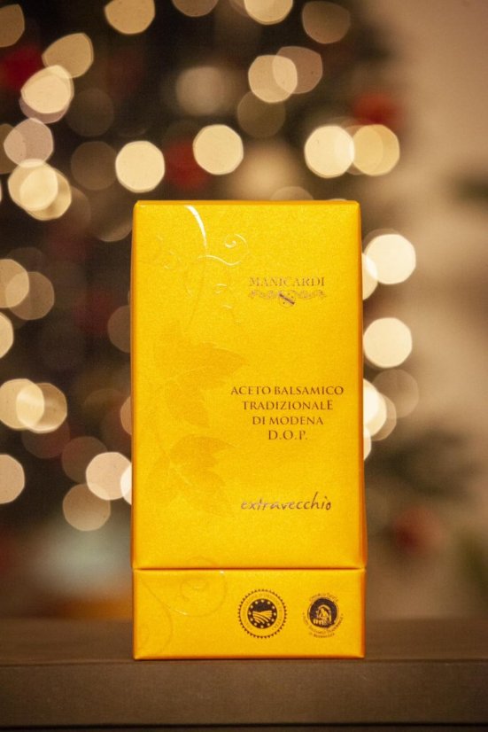 Tradiční Balzamikový ocet z Modeny D.O.P. extravecchio stáří 25 let, 100 ml - bez barviv - v dárkové krabičce