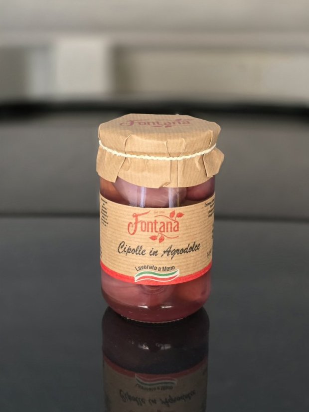 Červené cibule z Tropejí ve sladkokyselé, 280 g