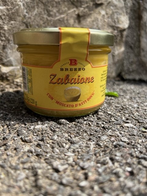 Vaječný vinný krém Zabaione s Moscatem, 220 g