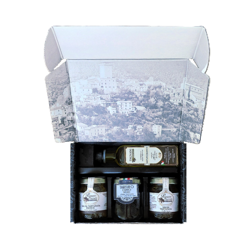 Premiový dárkový box se 4 lanýžovými produkty