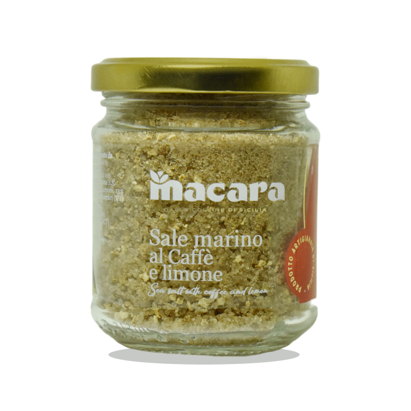Mořská Sicilská sůl s kávou a citronem, 300 g