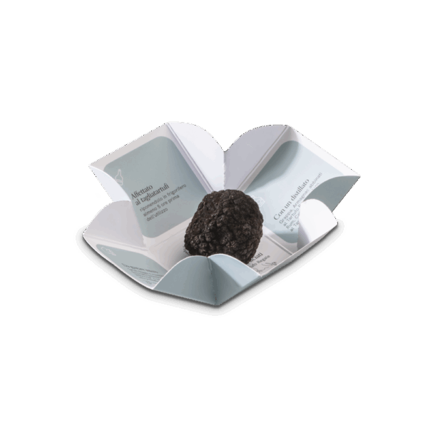 Čokoládový lanýž s hořkou čokoládou, 20 g (Tartufo Regale Black)