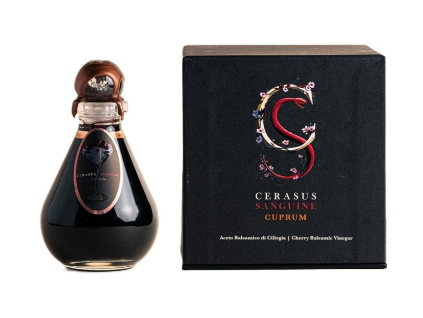 Balzamikový ocet z třešní Cuprum, 100 ml - 100% přírodní - v dárkové krabičce