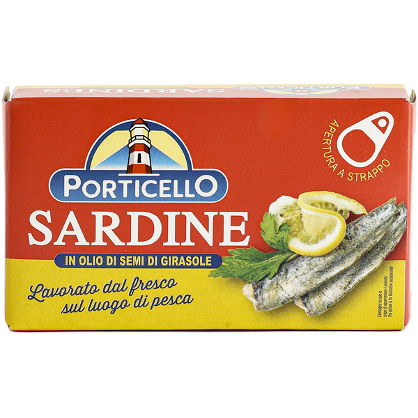 Sardinky ve slunečnicovém oleji, 125 g