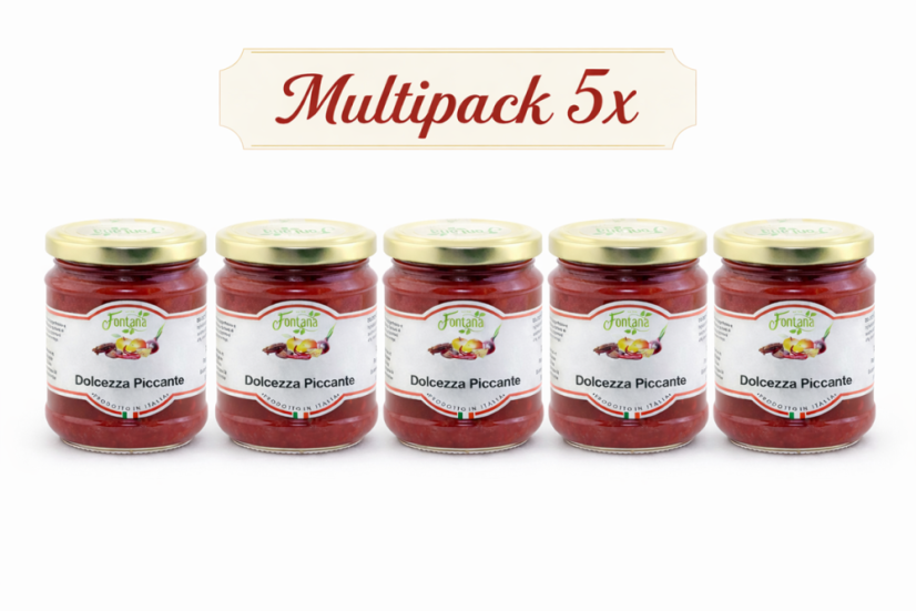 5x Sladký chilli džem, 230 g (Čatní z chilli)