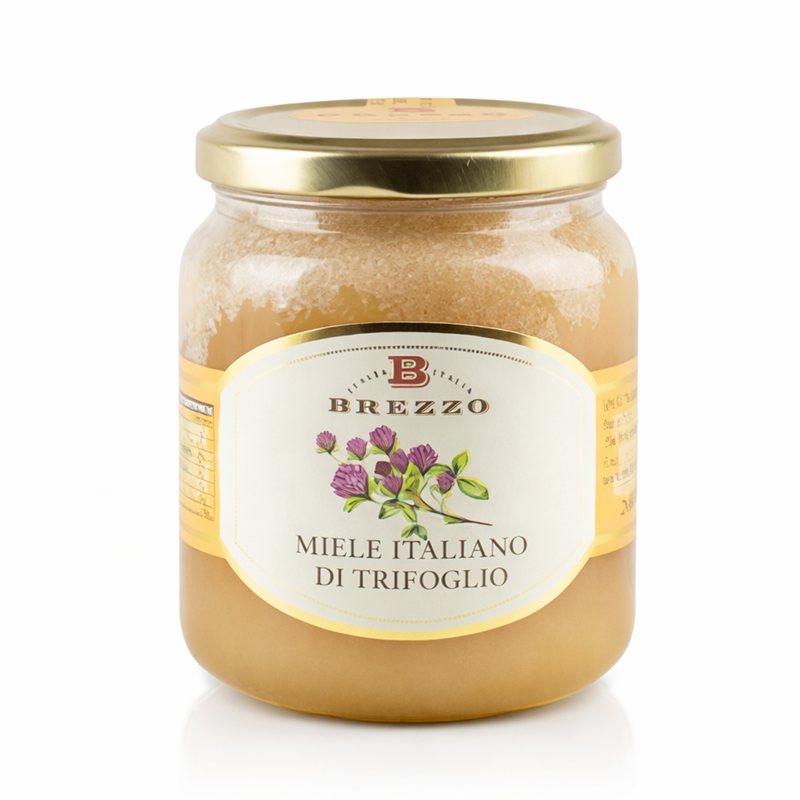 Italský med z jetelových květů, 500 g (Miele di Trifoglio)