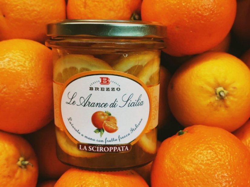 Sicilské pomeranče v sirupu, 320 g