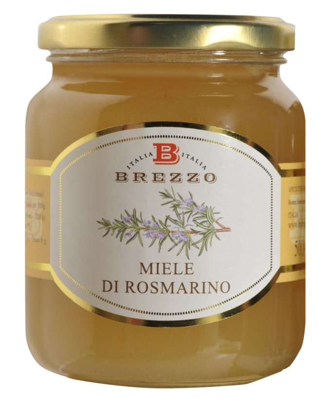 Italský med z rozmarýnových květů, 500 g (Miele di Rosmarino)