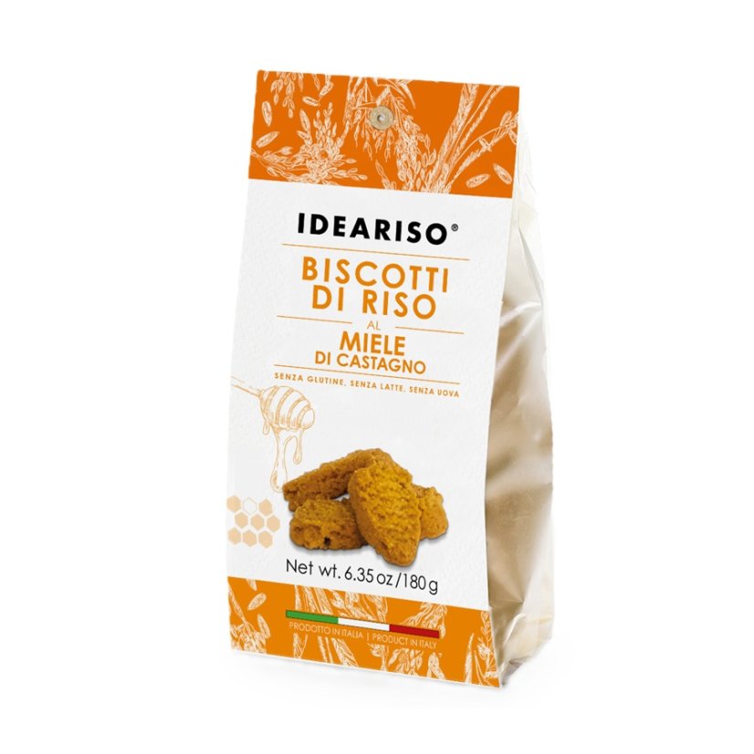 Rýžové sušenky s kaštanovým medem, 180 g