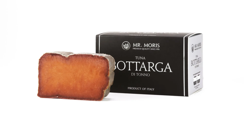 Sušené jikry vcelku z červeného tuňáka, 85 g (Bottarga di tonno) - v dárkovém balení