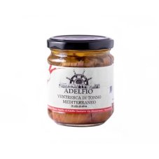 Bůček středomořského tuňáka v olivovém oleji, 200 g (Ventresca di Tonno)