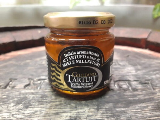 Květový med s kousky černého lanýže, 120 g  (Lanýžový med)