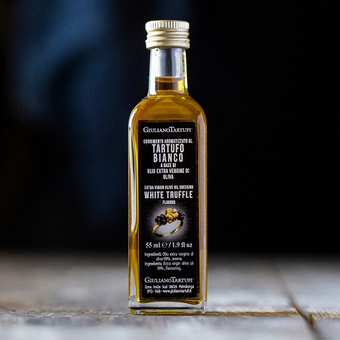 Natives Olivenöl Extra aromatisiert mit weissem Trüffel, 100 ml