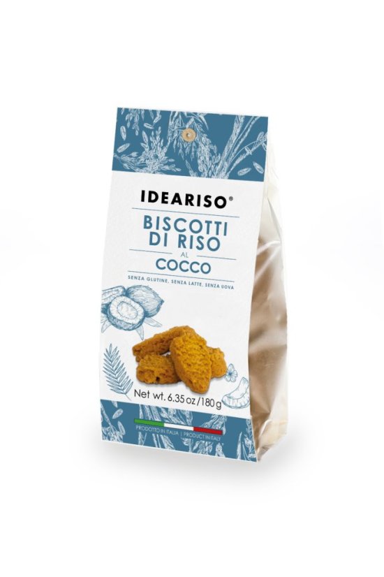 Rýžové sušenky s kokosem, 180 g